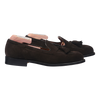 Alden Tassel Loafer in Mocha Kid Suede with Single Oak Leather Sole