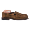 Alden Unlined Handsewn Penny Loafer in Snuff Suede with Flex Welt Leather Sole