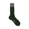 Bresciani Calf Length Cotton Socks in Solid Colours