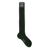 Bresciani Knee Length Cotton Socks in Solid Colours