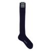 Bresciani Knee Length Wool Socks in Solid Colours