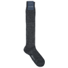 Bresciani Knee Length Linen Socks in Solid Colours
