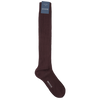 Bresciani Knee Length Cotton Socks in Solid Colours
