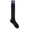Bresciani Knee Length Cotton Socks in Solid Colours