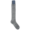 Bresciani Knee Length Linen Socks in Solid Colours