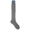 Bresciani Knee Length Cotton Socks in Solid Colours