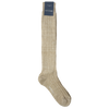 Bresciani Knee Length Linen Socks in Solid Colours