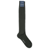 Bresciani Knee Length Cotton Socks in Solid Colours