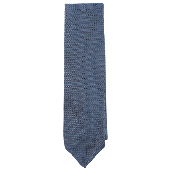 Drake's Tie in Solid Colour Silk Grenadine Grossa with Hand-Rolled Tip