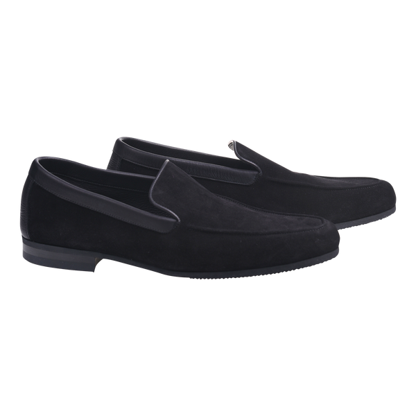 John Lobb Tyne in Black Suede