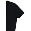 WJ & Co. Round Neck Tee in Black Knitted Cotton
