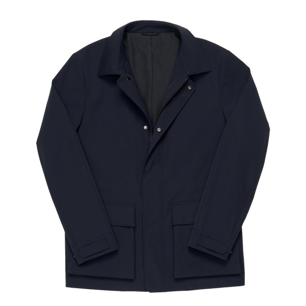 P. Johnson Technical Field Jacket in Navy Weatherproof