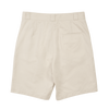 P. Johnson Walking Shorts in Cream Cotton-Linen